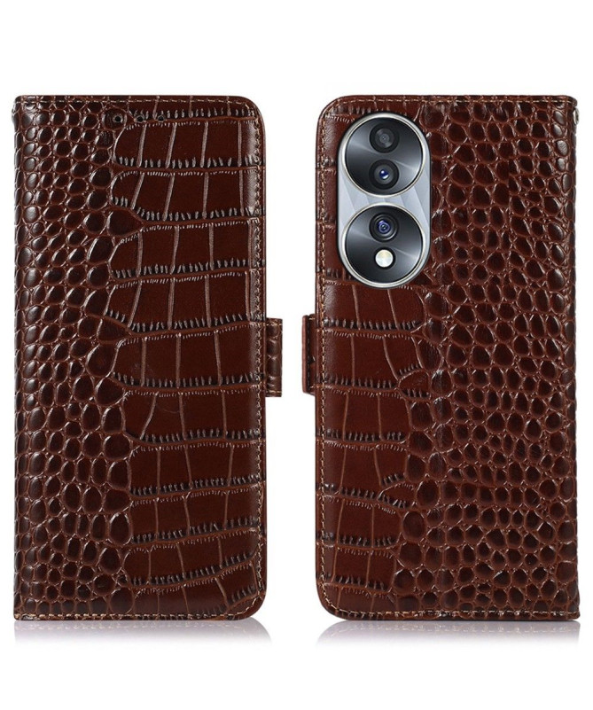 Housse Honor 70 Cuir véritable aspect croco