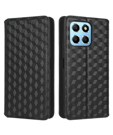 Housse Honor X8 5G / X6 flip cover design géométrie