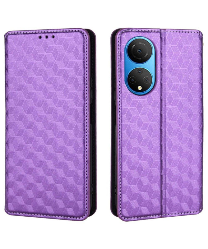 Housse Honor X7 flip cover design géométrie