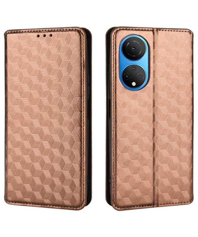 Housse Honor X7 flip cover design géométrie