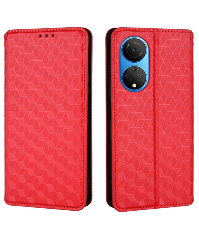 Housse Honor X7 flip cover design géométrie