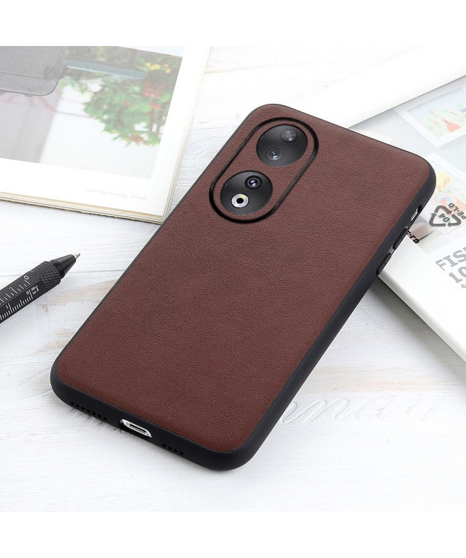 Coque Honor 90 Cuir Grainé