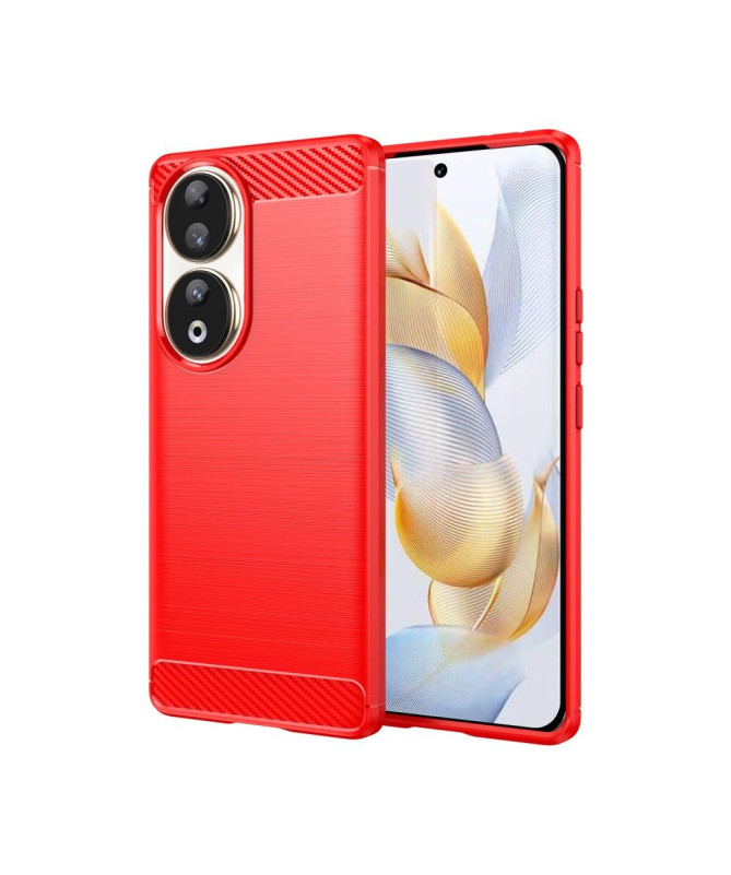 Coque Honor 90 effet brossé silicone