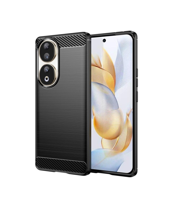 Coque Honor 90 effet brossé silicone