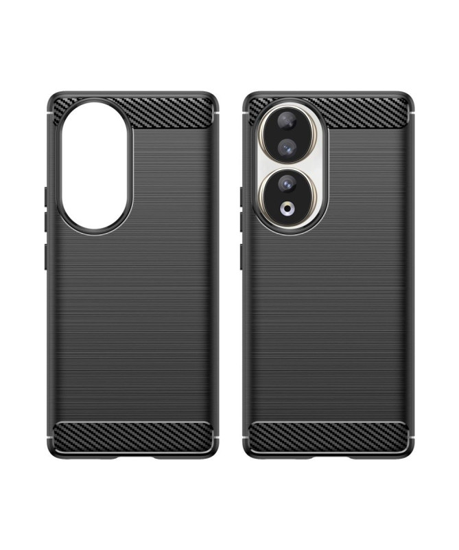 Coque Honor 90 effet brossé silicone