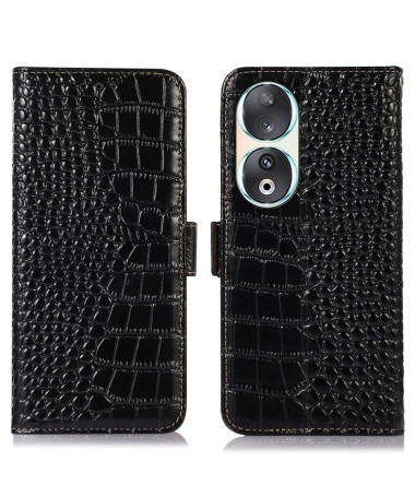 Housse Honor 90 Cuir véritable aspect croco