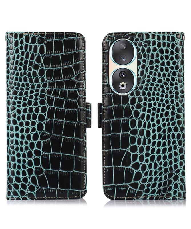 Housse Honor 90 Cuir véritable aspect croco