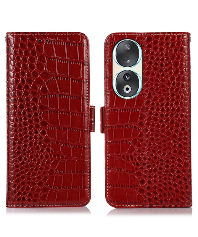 Housse Honor 90 Cuir véritable aspect croco