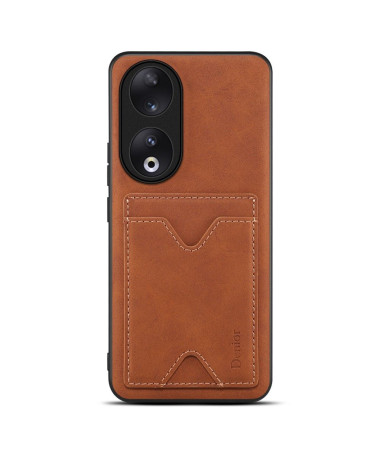 Coque Honor 90 Denior Effet Cuir Porte Cartes