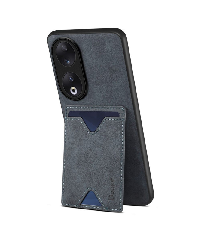 Coque Honor 90 Denior Effet Cuir Porte Cartes