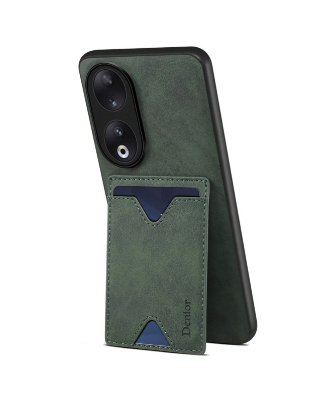 Coque Honor 90 Denior Effet Cuir Porte Cartes