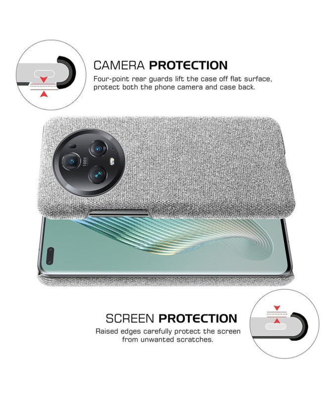 Coque Honor Magic 5 Pro revêtement tissu