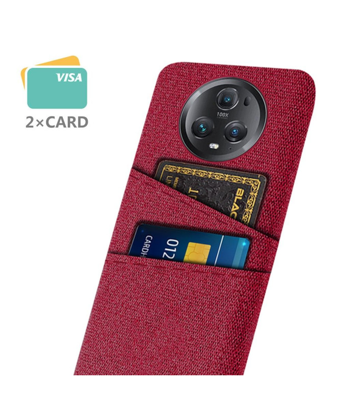Coque Honor Magic 5 Pro Tissu Porte-Cartes