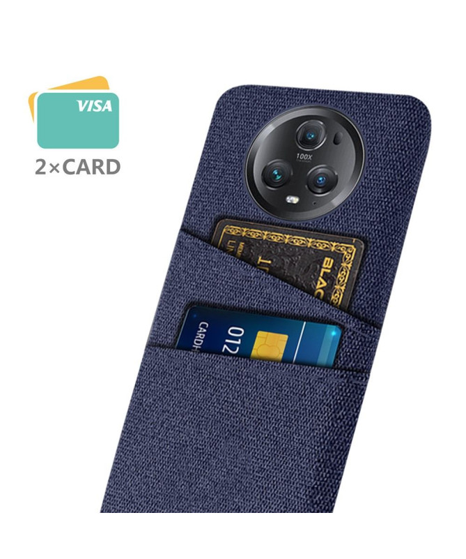 Coque Honor Magic 5 Pro Tissu Porte-Cartes
