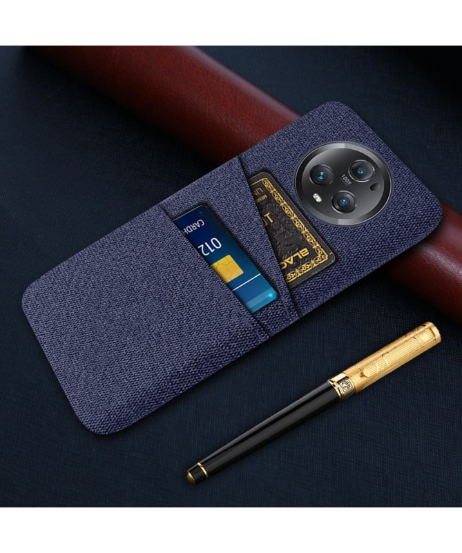 Coque Honor Magic 5 Pro Tissu Porte-Cartes