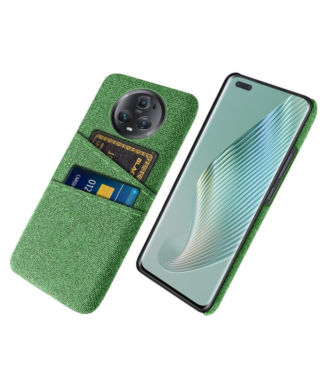 Coque Honor Magic 5 Pro Tissu Porte-Cartes