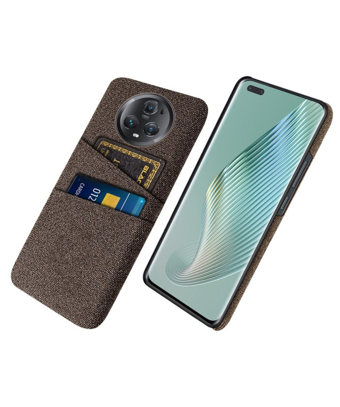 Coque Honor Magic 5 Pro Tissu Porte-Cartes