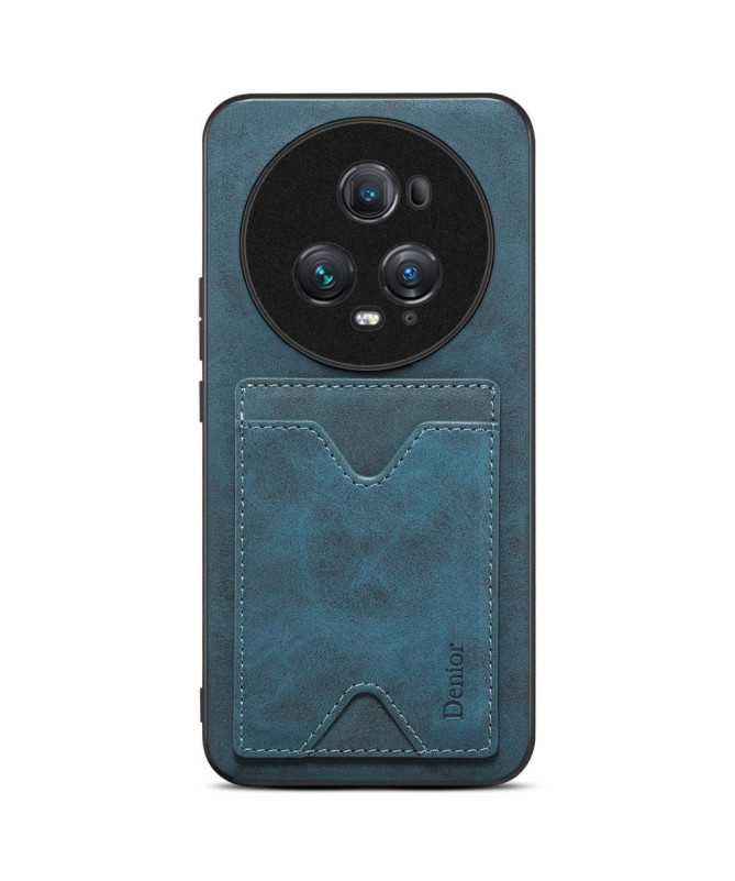 Coque Honor Magic 5 Pro Denior Effet Cuir Porte Cartes