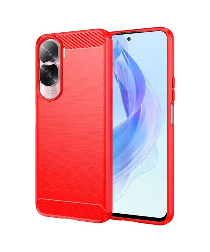 Coque Honor 90 Lite effet brossé silicone