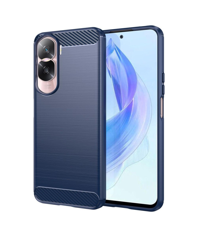 Coque Honor 90 Lite effet brossé silicone