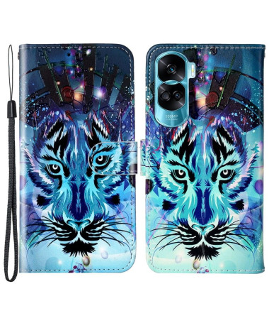 Housse Honor 90 Lite Tigre artistique