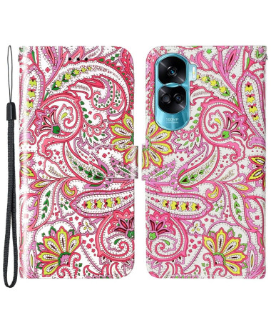 Housse Honor 90 Lite paisley fleur