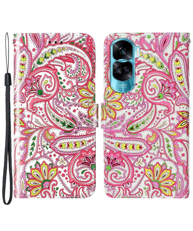 Honor 90 Lite - Housse paisley fleur