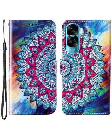 Housse Honor 90 Lite mandala fleur