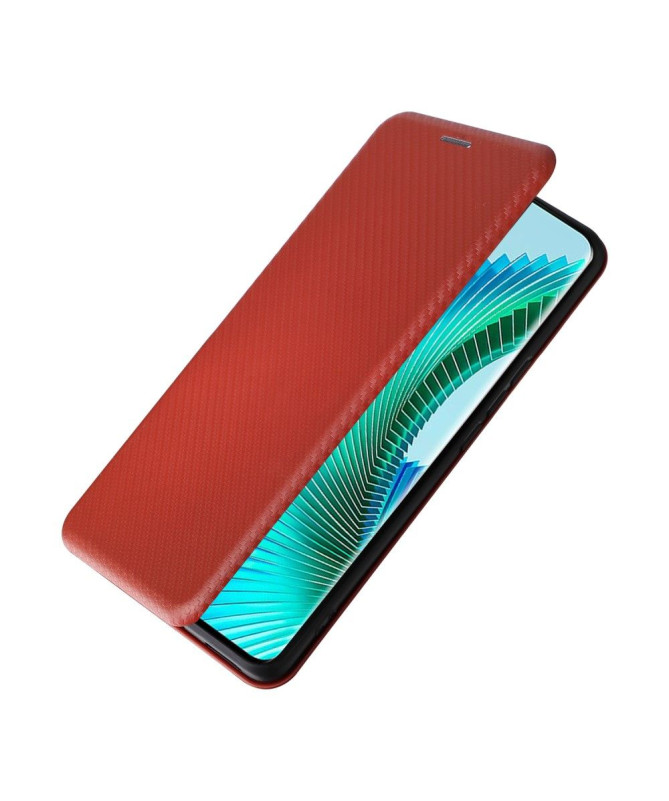 Housse Honor Magic 6 Lite / X9b simili cuir fibre de carbone