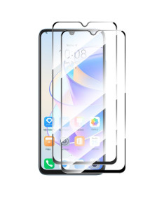 Honor X7a - Protections d'écran en verre trempé Full Size (2 pièces)