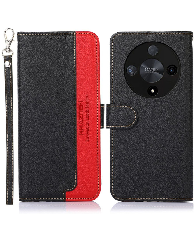 Housse Honor Magic 6 Lite 5G KHAZNEH coutures apparentes