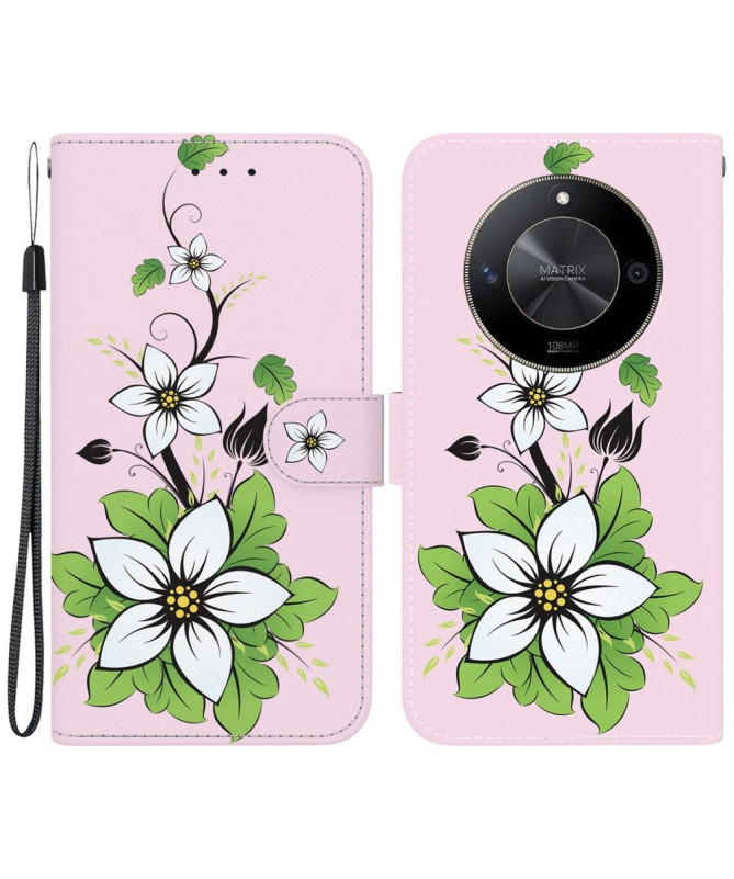 Housse Honor Magic 6 Lite / X9b Fresque Fleurie