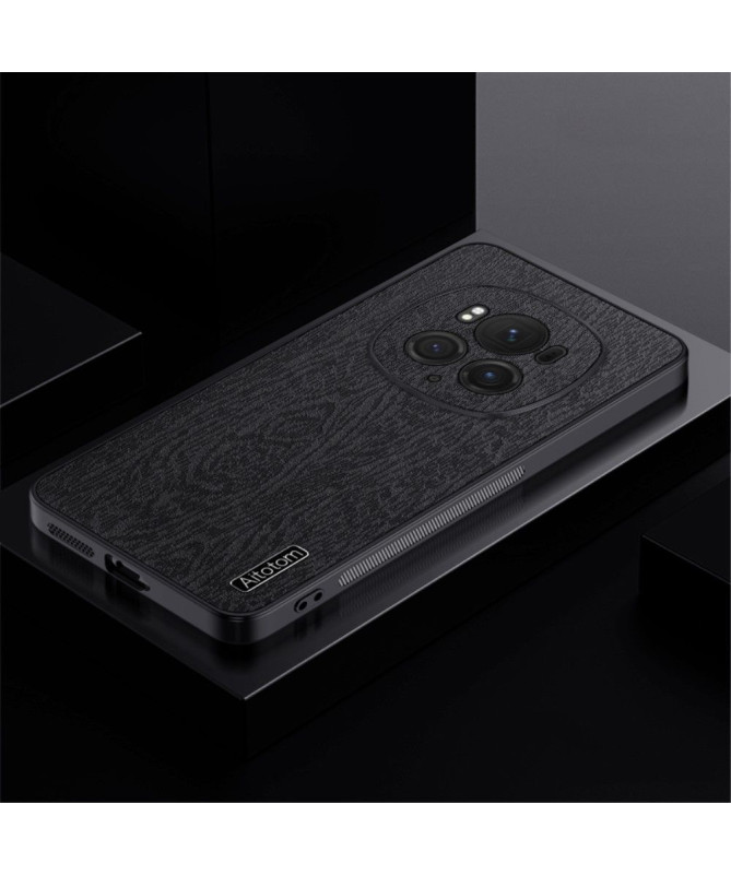 Coque Honor Magic 6 Pro effet cuir style bois