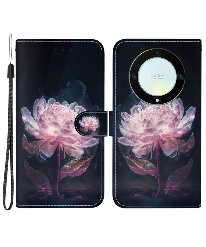 Housse Honor Magic 5 Lite Lotus Nocturne