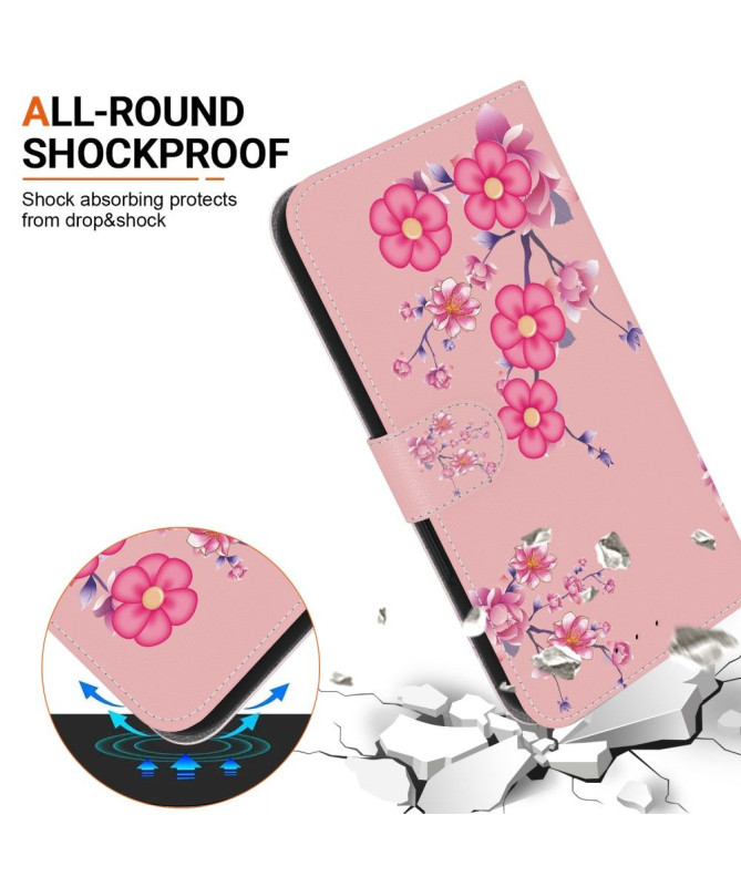 Housse Honor Magic 5 Lite Fleurs de Prunier