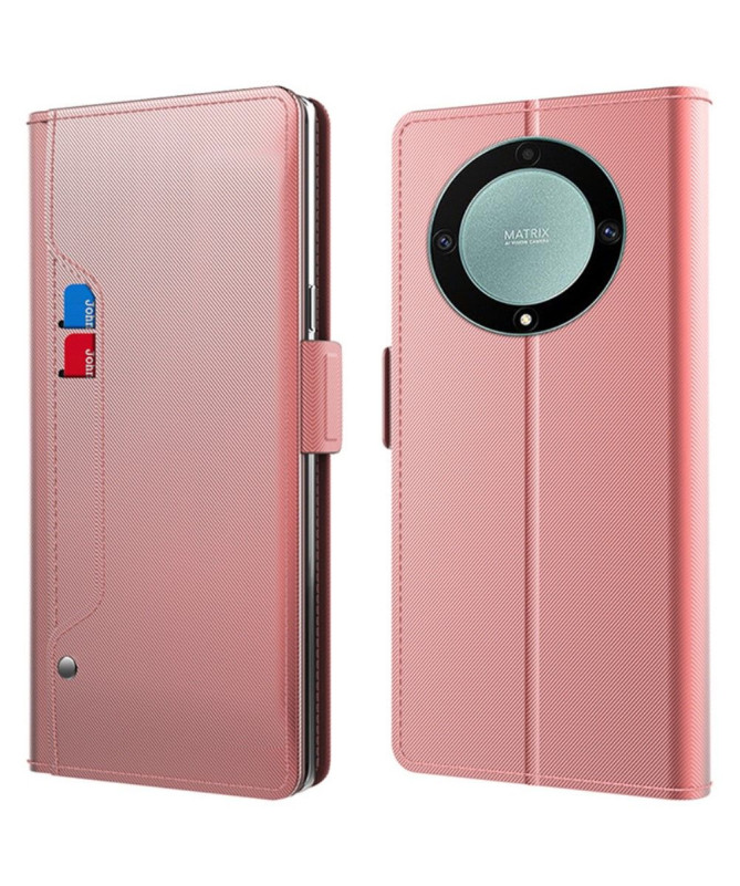 Housse Honor Magic 5 Lite premium porte cartes avec miroir