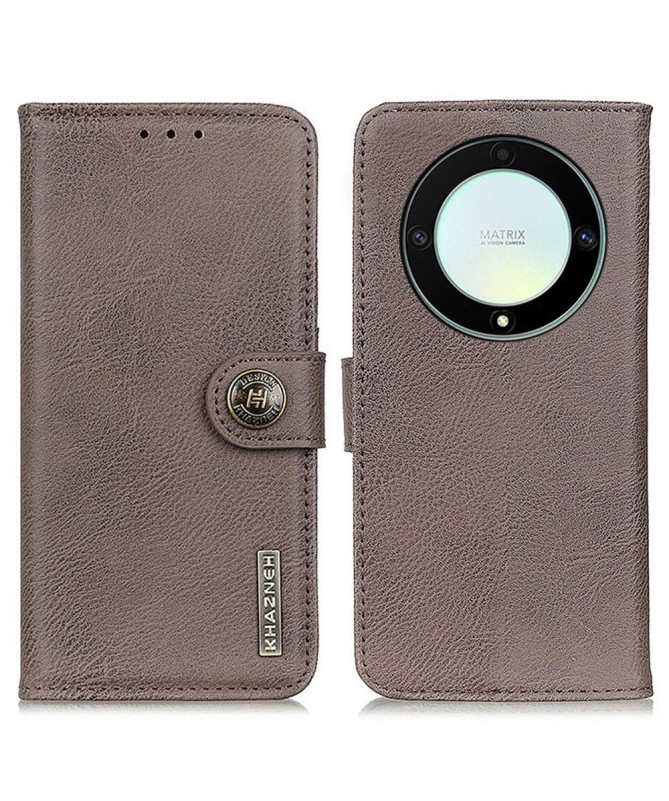 Housse Honor Magic 5 Lite KHAZNEH Effet Cuir Porte Cartes