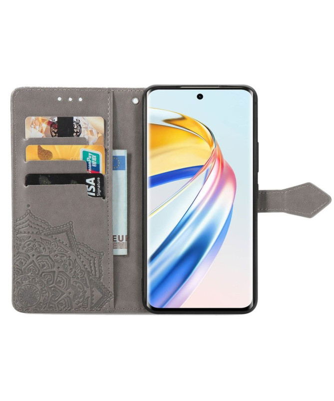 Housse Honor Magic 6 Lite / X9b Mandala Relief