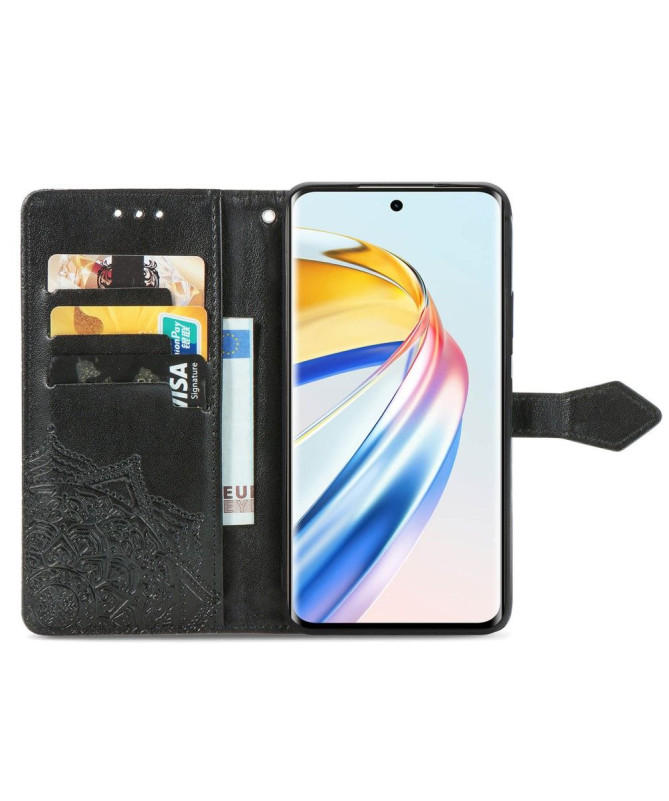 Housse Honor Magic 6 Lite / X9b Mandala Relief