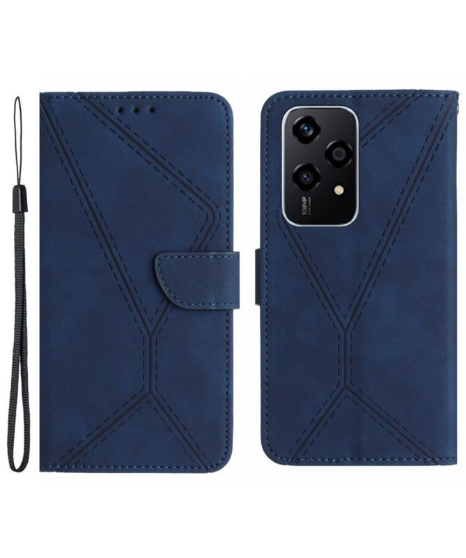 Housse Honor 200 Lite Lines effet cuir rétro