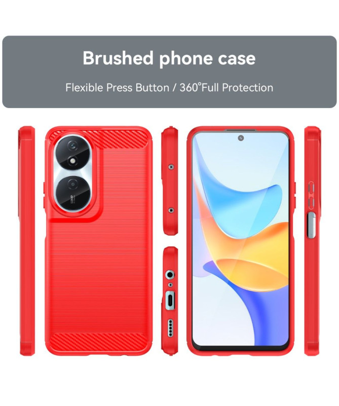 Coque Honor 90 Smart Carbone Brossée