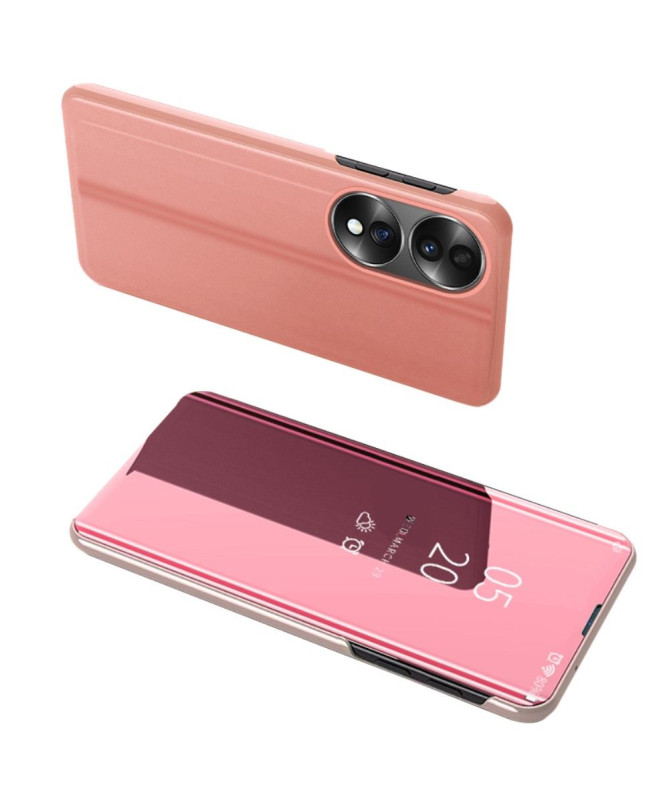 Coque Honor 90 Smart avec rabat effet miroir