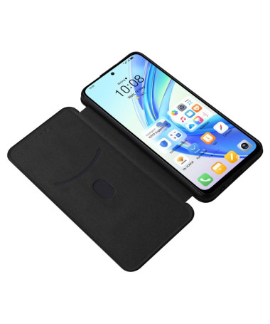 Housse Honor 90 Smart simili cuir fibre de carbone