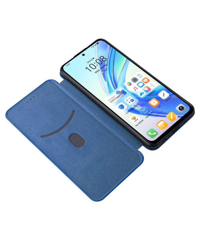 Housse Honor 90 Smart simili cuir fibre de carbone