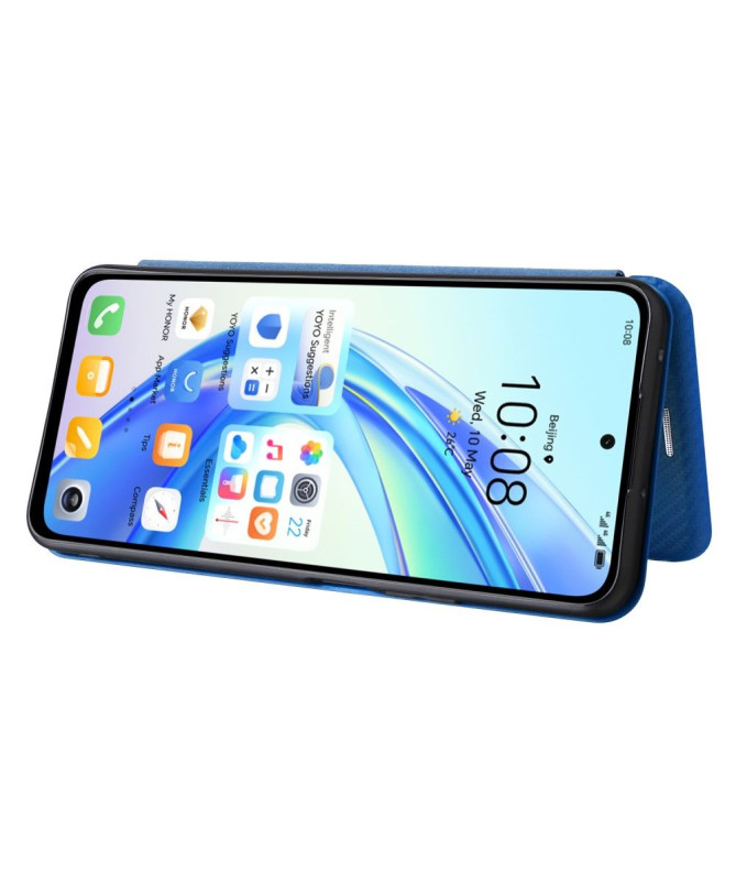 Housse Honor 90 Smart simili cuir fibre de carbone