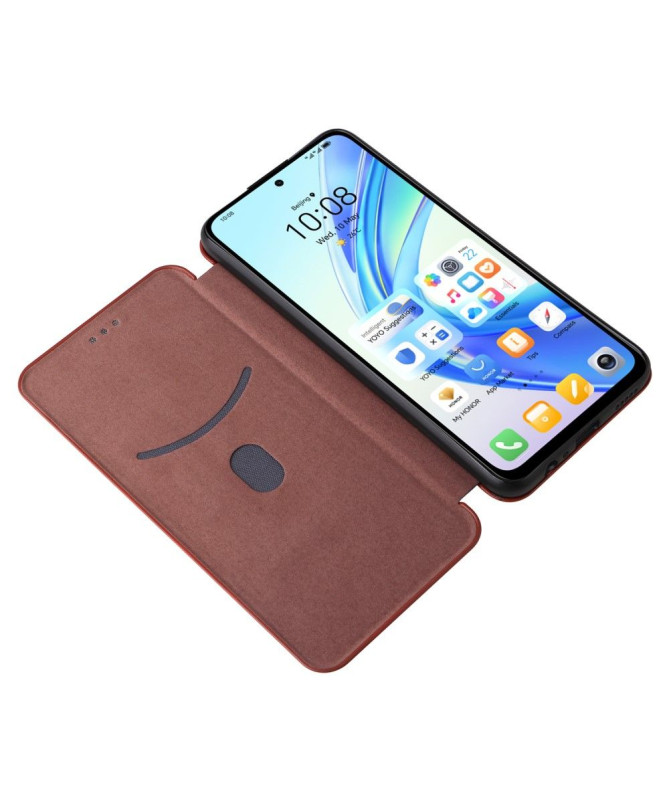 Housse Honor 90 Smart simili cuir fibre de carbone