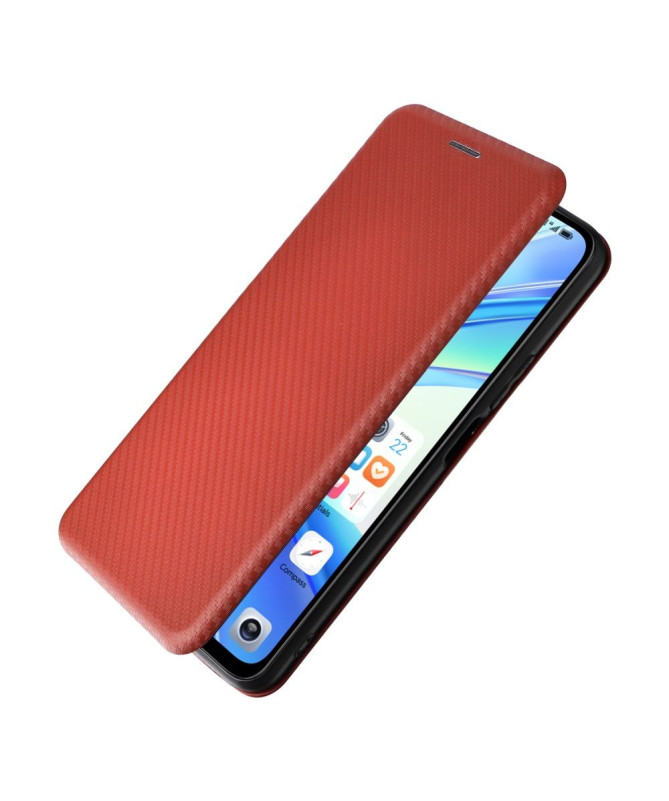 Housse Honor 90 Smart simili cuir fibre de carbone