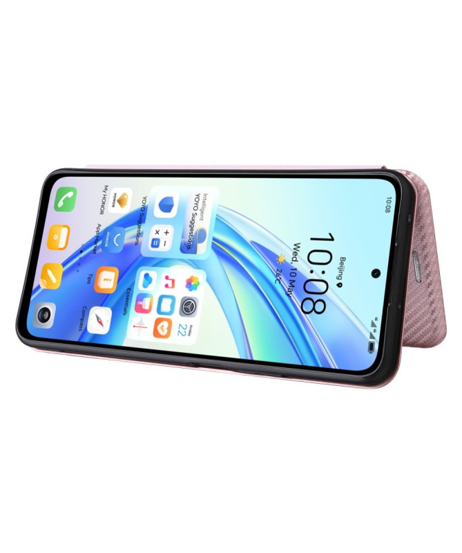 Housse Honor 90 Smart simili cuir fibre de carbone