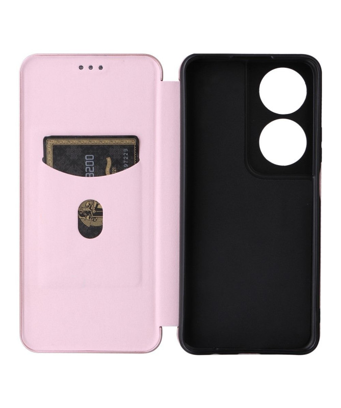 Housse Honor 90 Smart simili cuir fibre de carbone