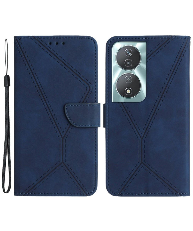 Housse Honor 90 Smart Lines effet cuir rétro
